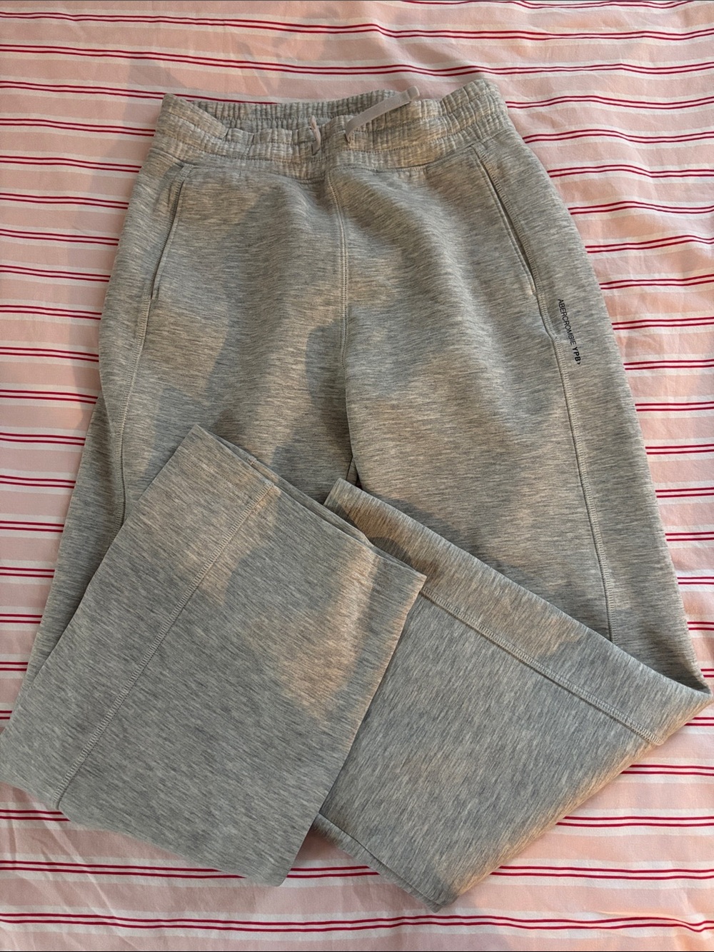abercrombie kids Heather Gray Jogger Sweatpants